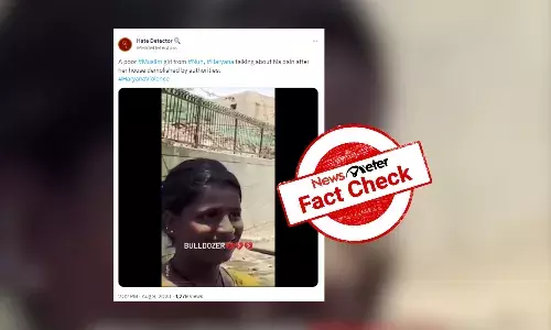Fact Check: Video of girl crying over demolished home is from Delhi, not Haryana