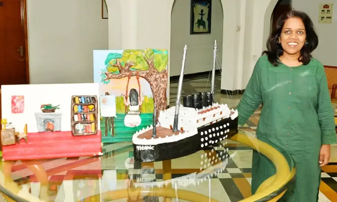 Despite blindness, brain tumour, Hyderabad girl Aishwarya pursues art with undefeatable passion