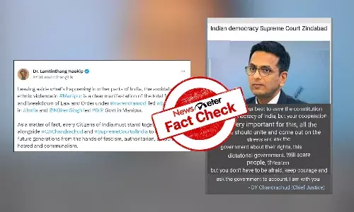 Fact Check: Fake statement claims CJI Chandrachud inciting protest against govt