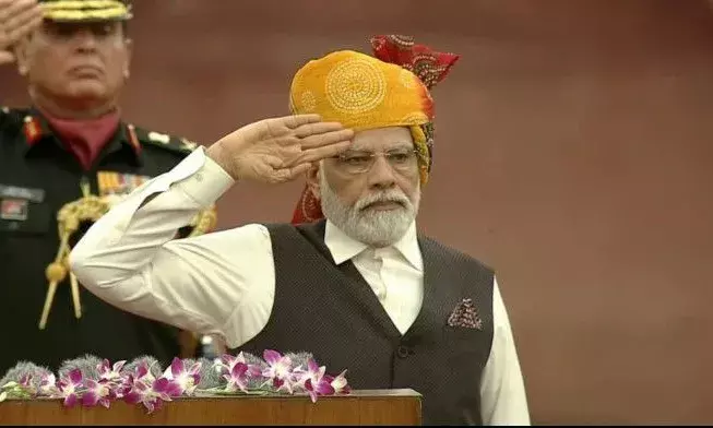 Independence Day: PM Modi assures New India in the next five years