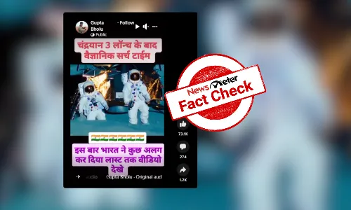 Fact Check: Chandrayaan-3 is not carrying astronauts, viral clip is from Transformer 3 movie