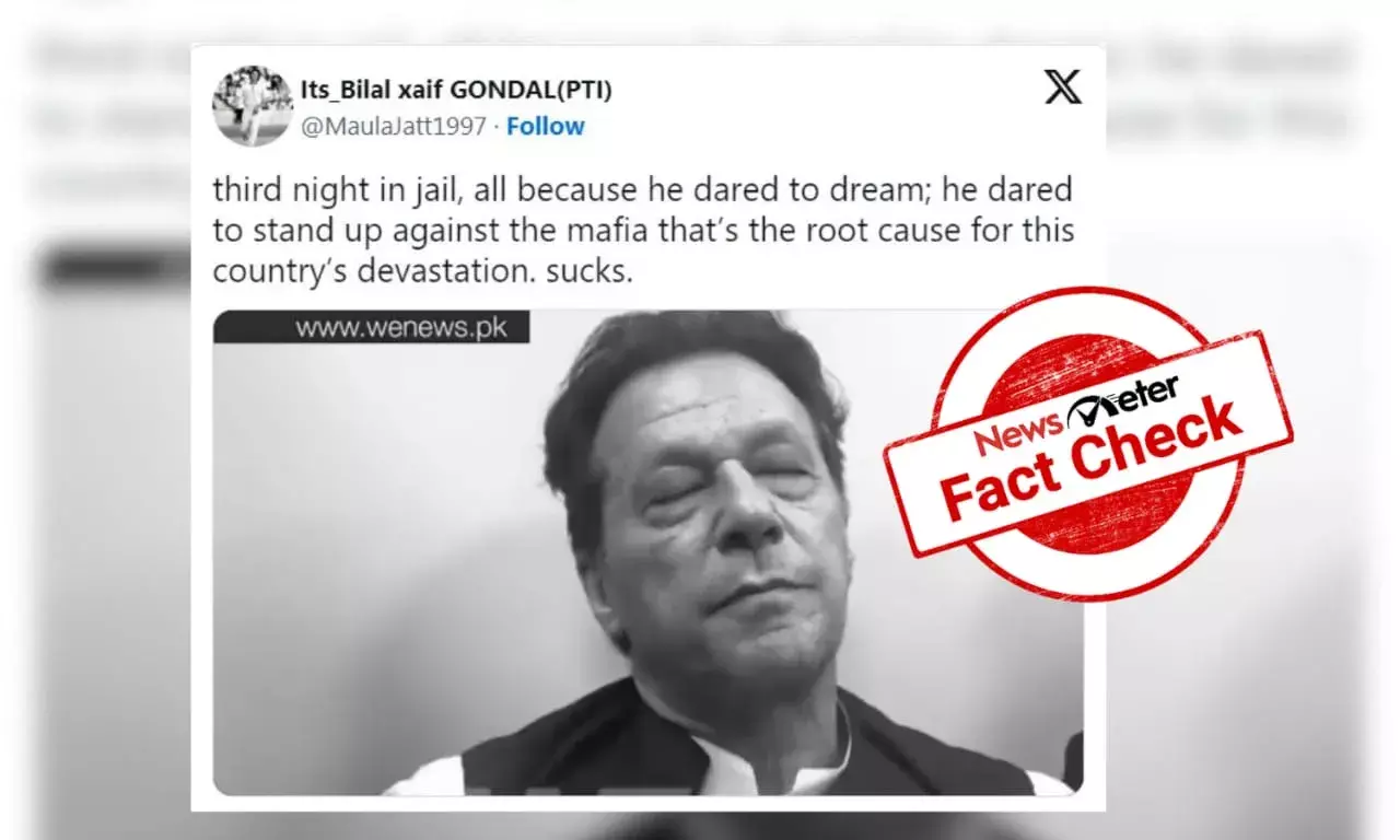 Fact check: Video of former Pak PM Imran Khan is digitally altered