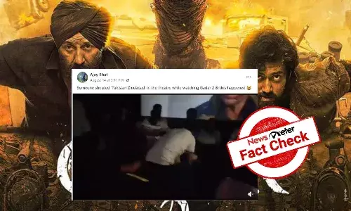 Fact Check: Video of a brawl during Gadar 2 screening shared with misleading claims