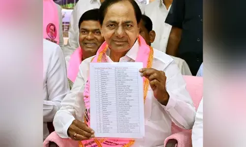 BRS announces first list; KCR to contest from Gajwel, Kamareddy