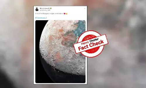 Viral āsharpest imageā of moon not captured by Chandrayaan-3