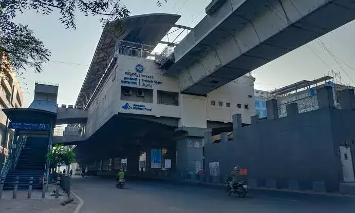 Hyderabad: Passenger hits security supervisor with chair at Prakash Nagar Metro Station; booked