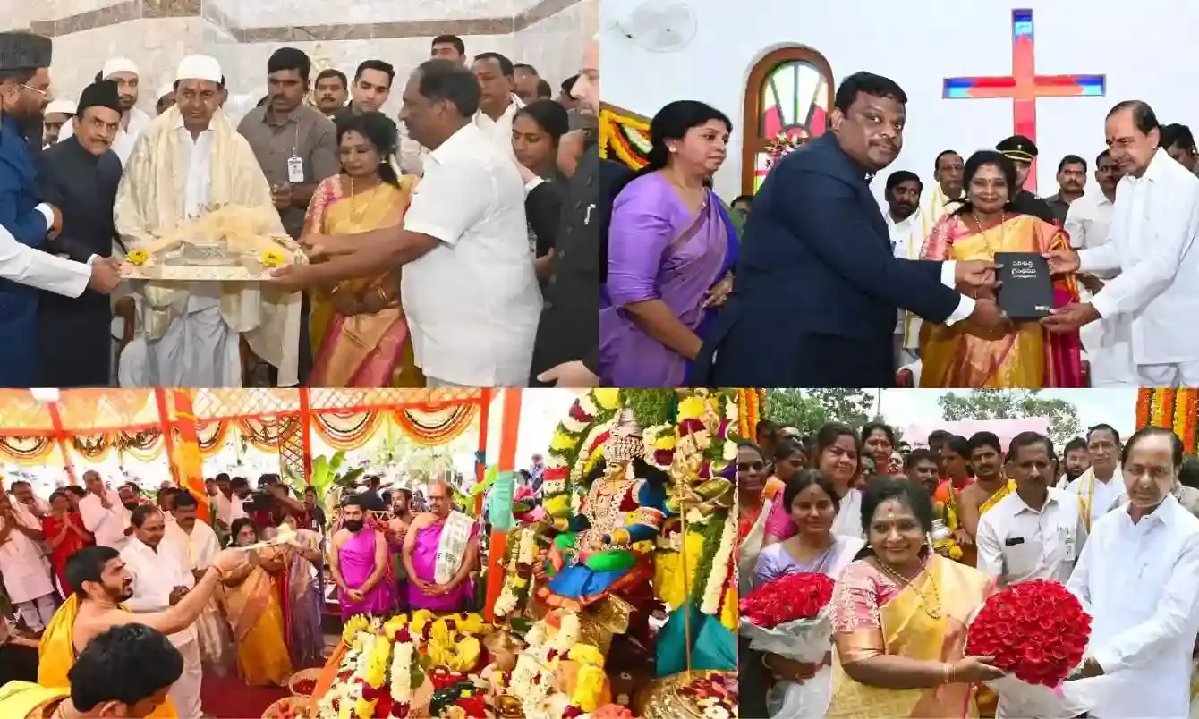 Temple, mosque, church inaugurated in Telangana Secretariat