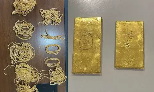 Customs seize smuggled gold worth Rs 6.4 Cr in Vijayawada