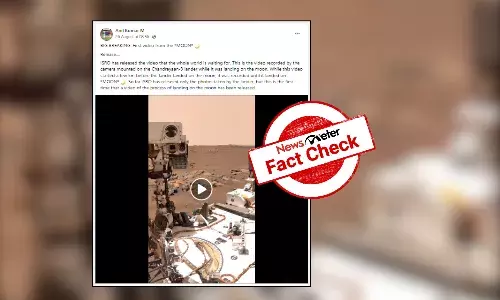 Fact Check: Video shows NASAās Perseverance rover on Mars, not Chandrayaan-3 on moon