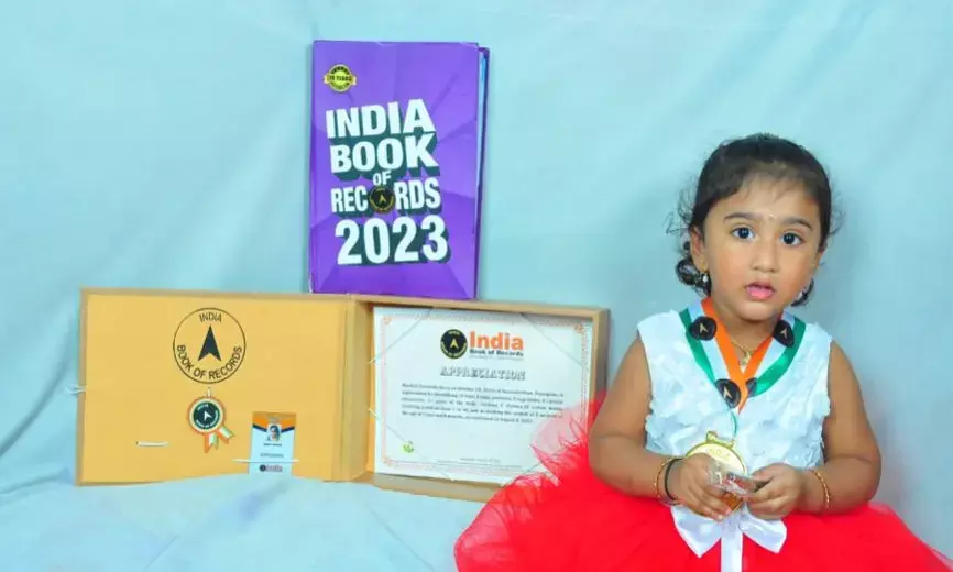 Hyderabad’s Bhandari Devanshi steps into India Book of Records