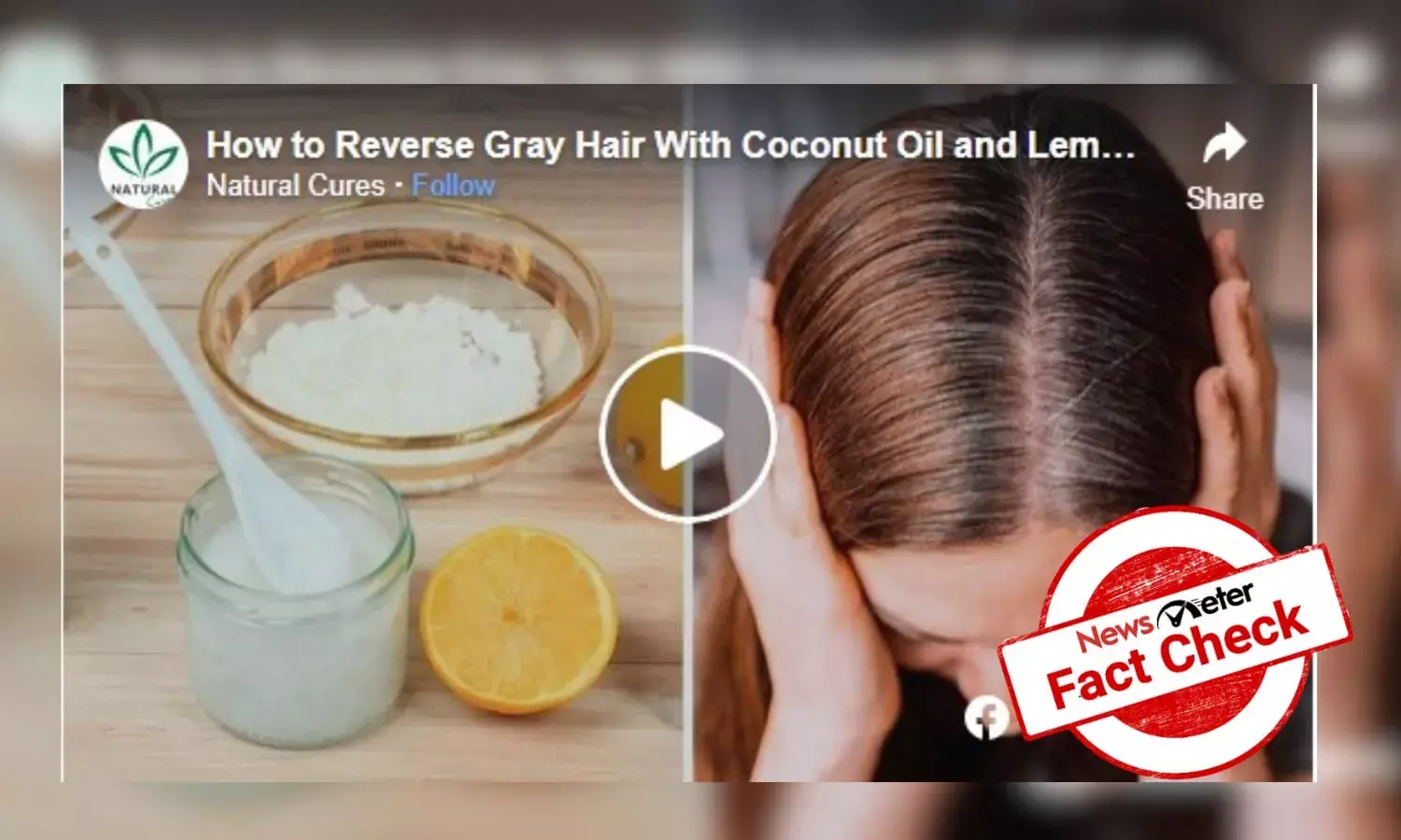 Fact Check: Can lemon juice-coconut oil mixture reverse greying of hair?