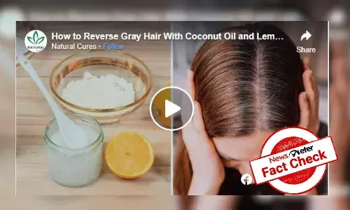 Fact Check: Can lemon juice-coconut oil mixture reverse greying of hair?