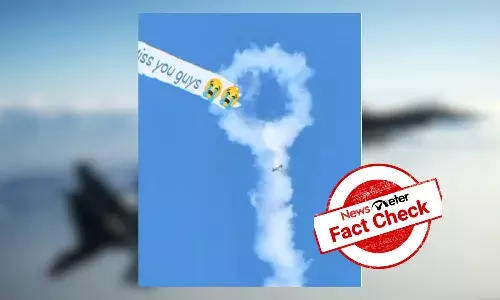 Fact Check: Aerobatic stunt video shared as IAF MiG-21 crash in Rajasthan
