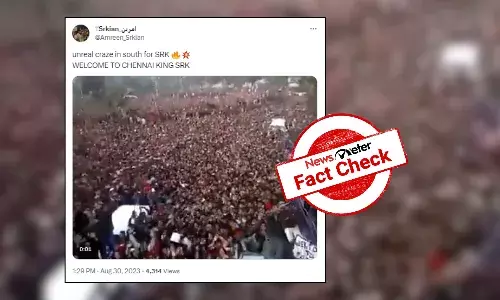 Fact Check: Don 2 promotion video from Patna shared as Shah Rukh Khan’s Chennai visit