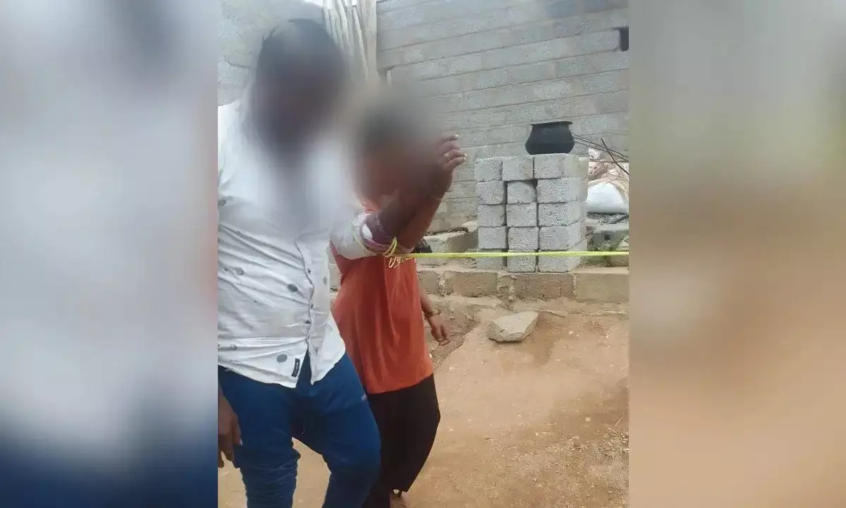 Woman, her paramour paraded in Sathyasai district after both partially tonsured over affair