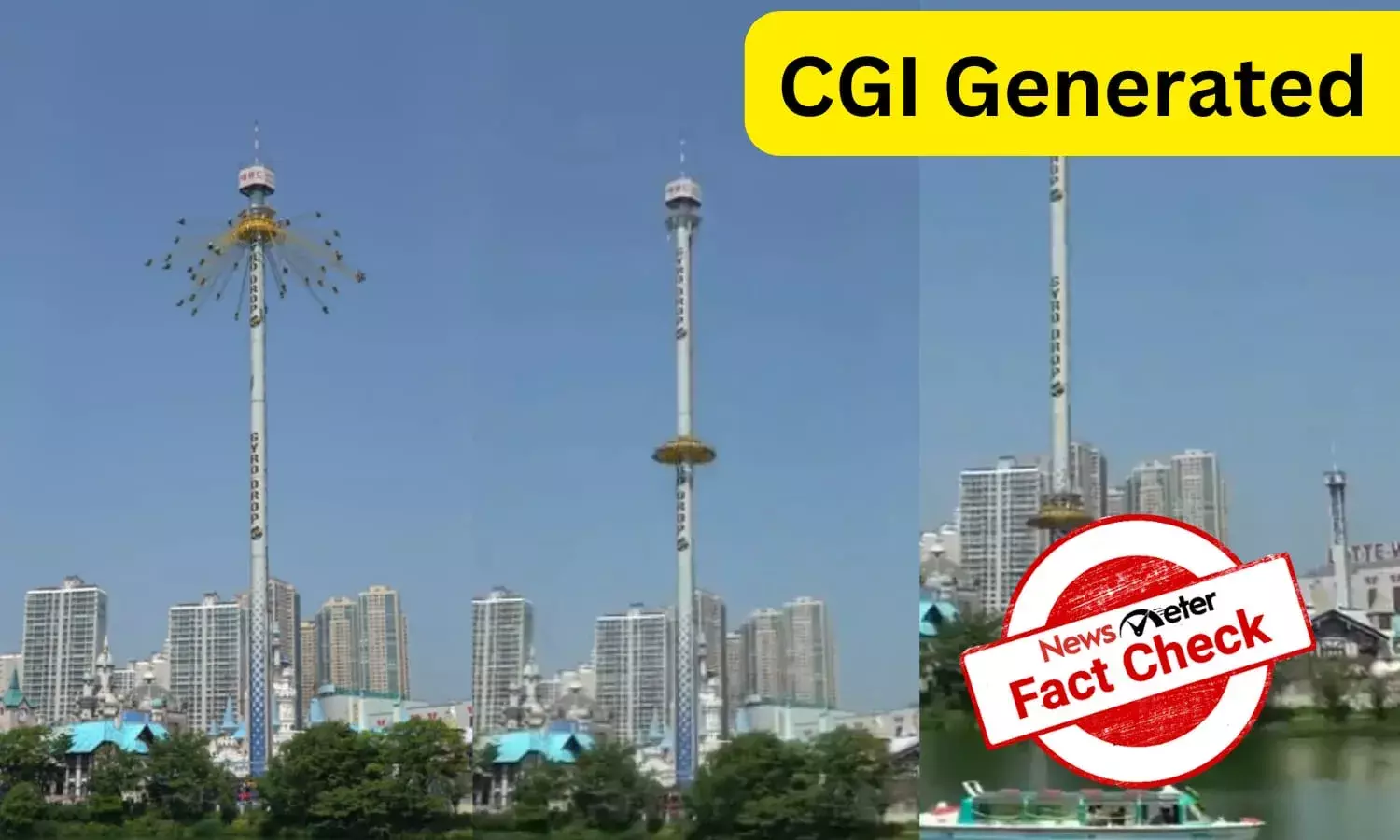 Fact Check: Viral video of a Gyro drop at Lotte World Adventure is CGI-generated