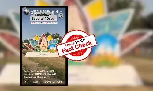 Fact Check: No lockdown in Delhi during the G20 summit