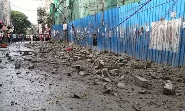 Hyderabad: 3 laborers killed, 2 injured after scaffolding of under-construction building collapses