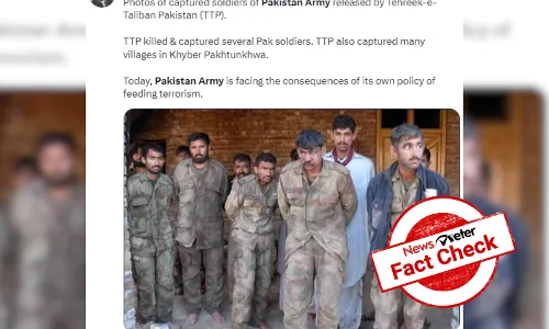 Old image shared as TTP release Pakistan army soldiers