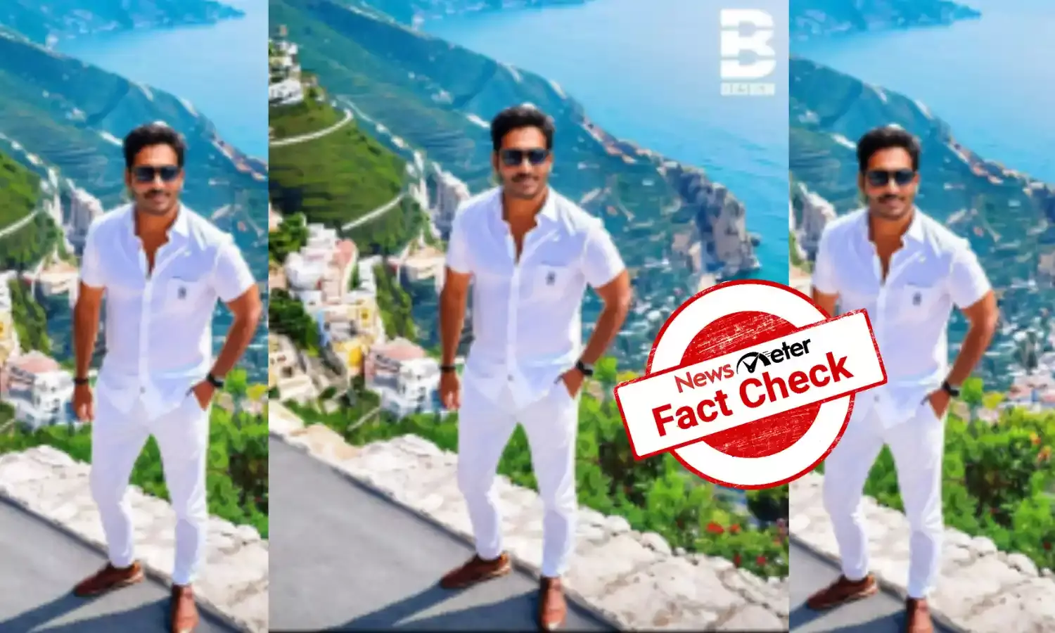 Fact Check: Viral image of AP CM by the seaside is AI-generated