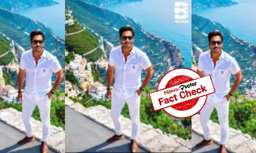 Fact Check: Viral image of AP CM by the seaside is AI-generated