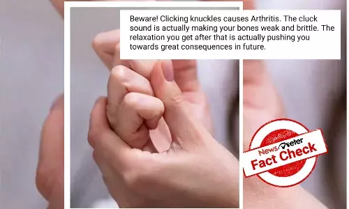 Fact Check: Does cracking knuckles lead to early onset of arthritis?