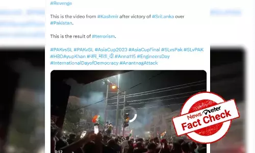 Indias win over Pakistan in Asia Cup match celebration video shared with false claim