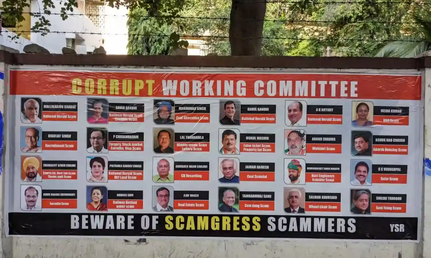 Congress, BRS battle it out through posters alleging corruption, unkept promises