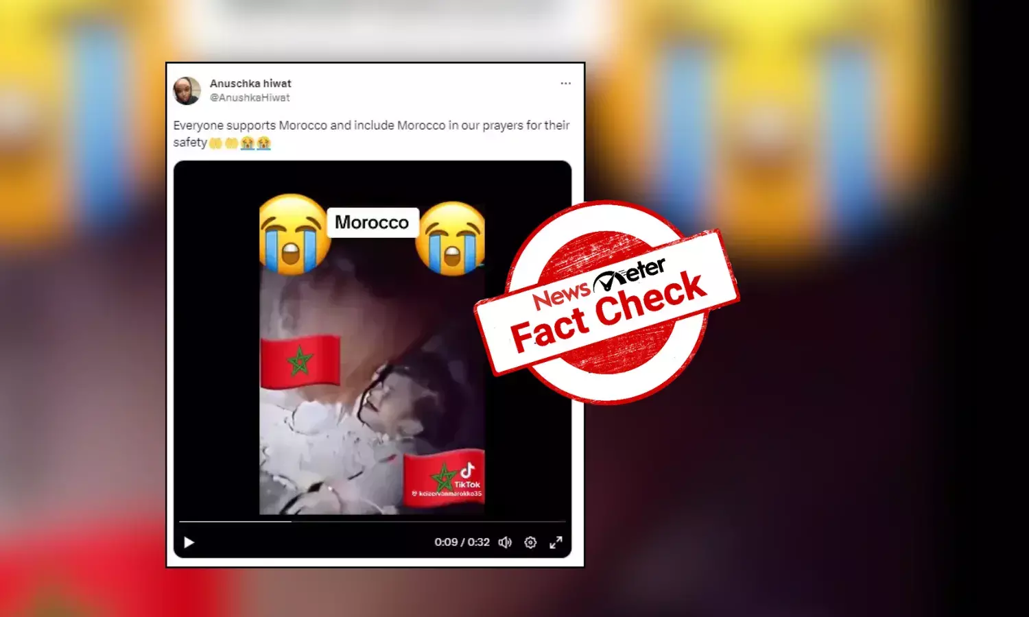 Fact Check: Child in the video was rescued in Syria earthquake, not Morocco