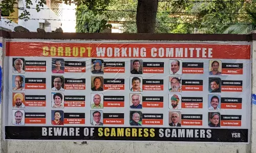 Congress, BRS battle it out through posters alleging corruption, unkept promises