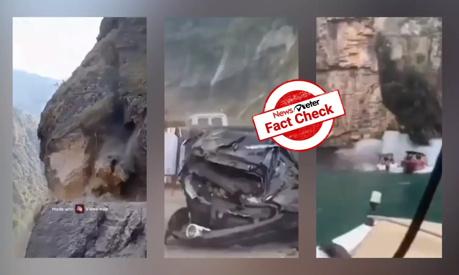 Fact Check: Video compilation of disasters falsely passed off as Mountain collapse in Tibet