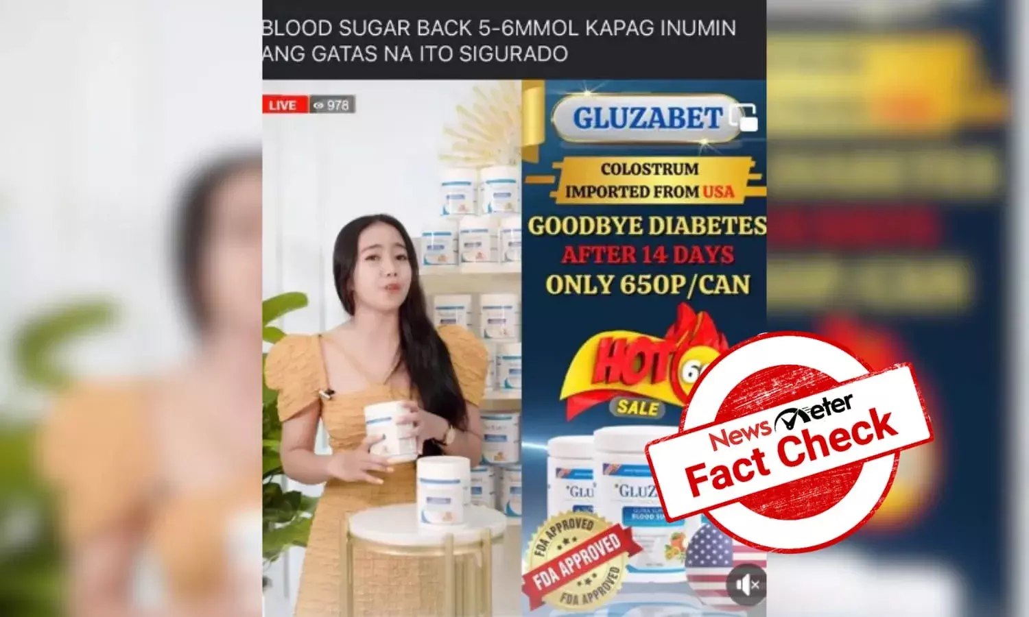 Fact Check: Can the supplement ‘Gluzabet’ cure diabetes? Fact Check: Can the supplement ‘Gluzabet’ cure diabetes?