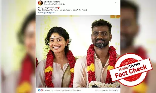 Fact Check: Actor Sai Pallavi and Rajkumar Periasamyās marriage rumor is fake