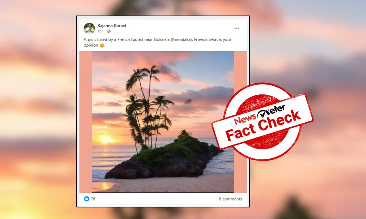 Fact Check: Image of trees forming shape of PM Modi’s face is AI-generated