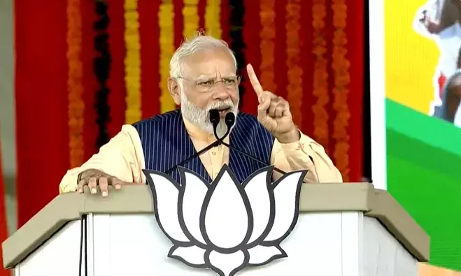 Modi in Telangana: India will achieve 100 per cent electrification of railway lines