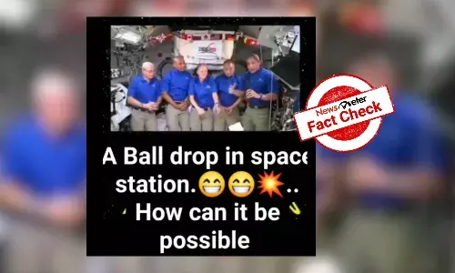 Fact Check: Did NASA astronaut drop the ball and expose NASAās āfake International Space Stationā?