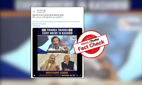 Fact Check: Rahul Gandhiās video purportedly praising Modiās Kashmir policy is clipped
