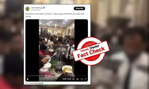 Fact Check: Old video from Lahore falsely shared as Pakistan cricket team dining in India
