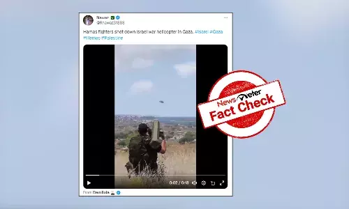 Fact Check: Video game clip shared as recent Hamas missile attack in Israel