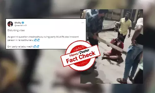 Fact Check: Viral video of group assaulting man is from Jubilee Hills in Hyderabad, not Andhra Pradesh