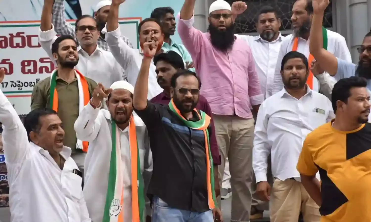 Congress suspends 2 disgruntled leaders amid protests against first list of candidates