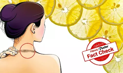 Fact Check: Can applying lemon eliminate dark patches on neck?