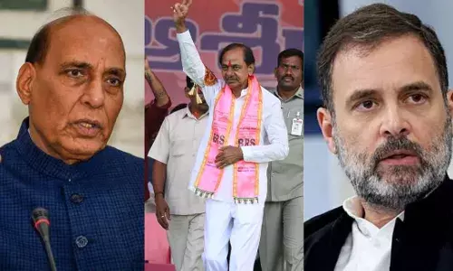 Telangana set for high decibel canvassing; KCR, Rahul Gandhi, Rajnath Singh to woo voters