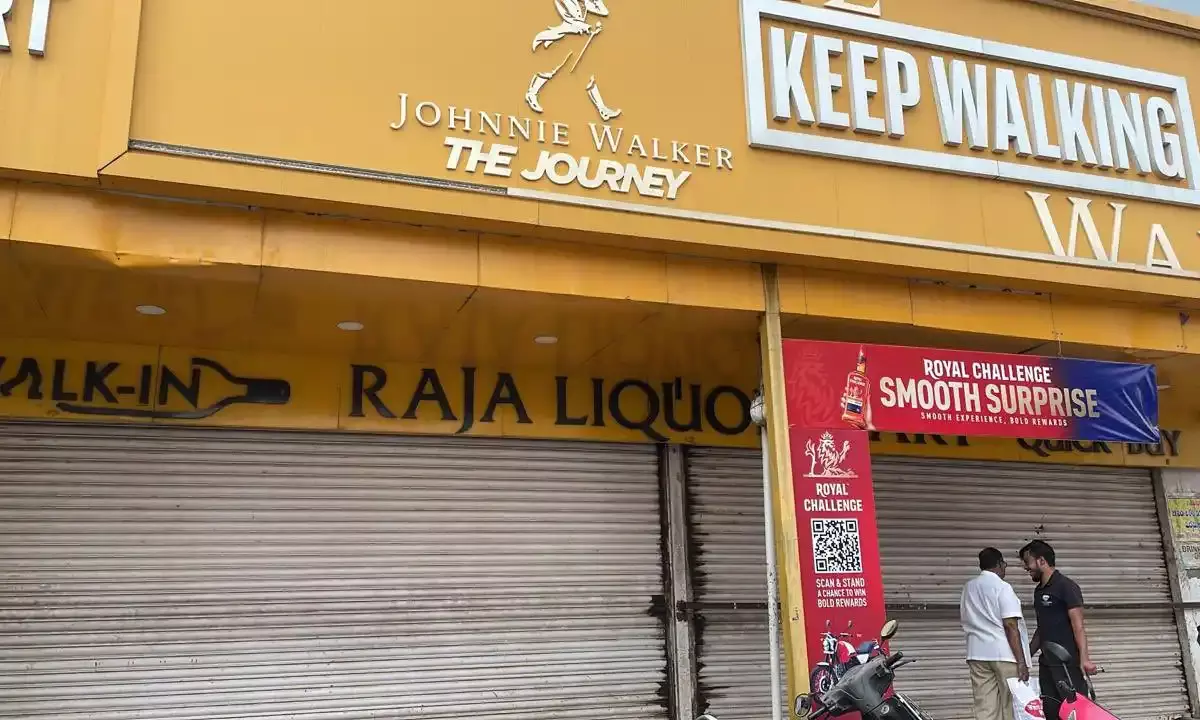Telangana liquor shop owners protest ‘forced’ cash seizures, many shut shops