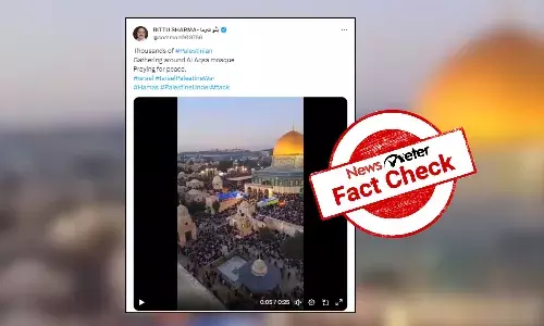 Fact Check: Old video of prayer meeting at Al-Aqsa mosque falsely linked to Israel-Hamas war