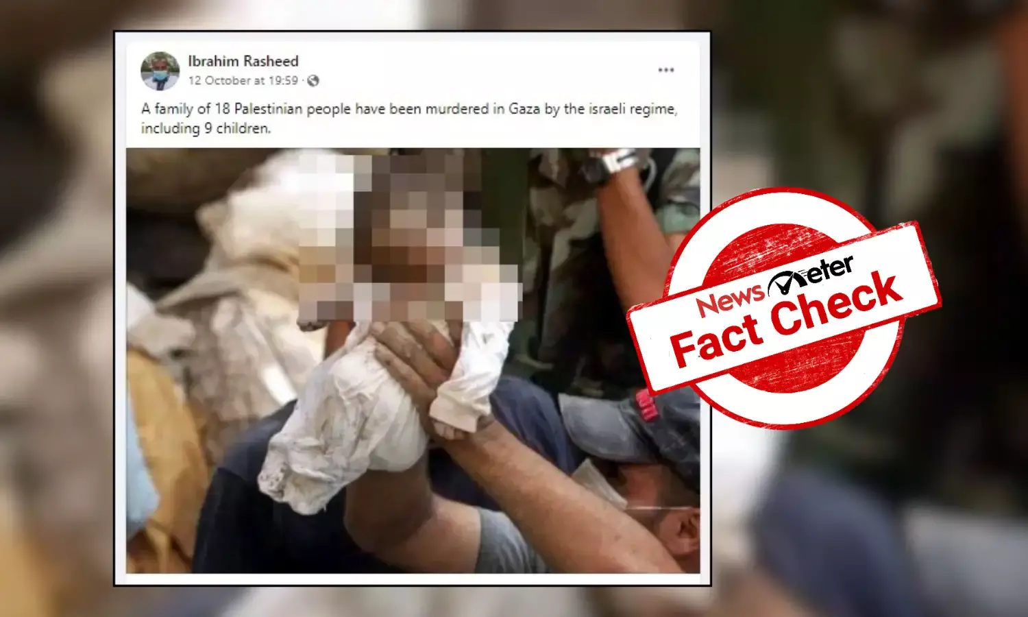 Fact Check: Old image of infant killed in Lebanon shared as casualty of war in Gaza