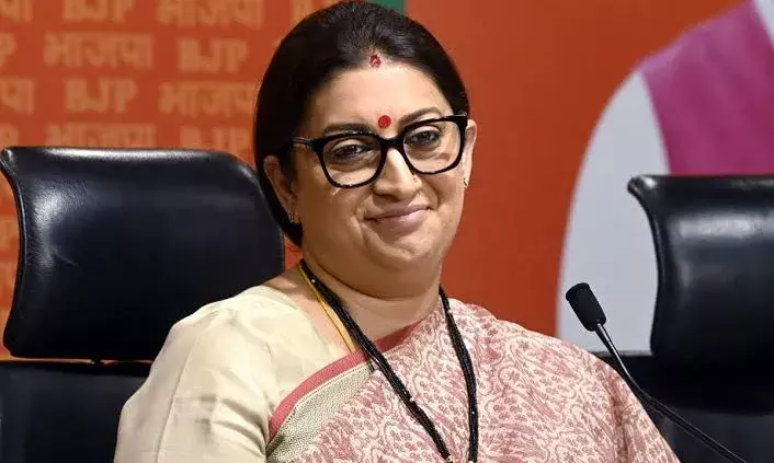 A vote for Congress is a vote for BRS, says Smriti Irani in BJP’s tour of Telangana