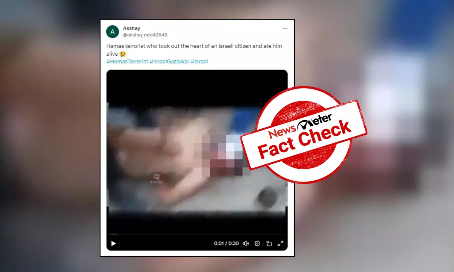 Fact Check: Gory video of murder from Mexico shared as Hamas killing an Israeli