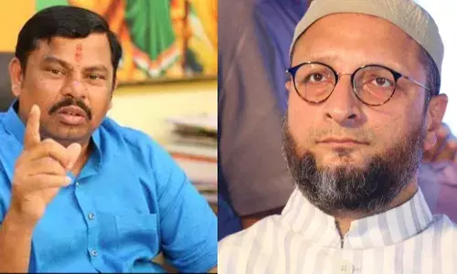 Owaisi attacks BJP over revocation of Telangana MLA Raja Singhs suspension