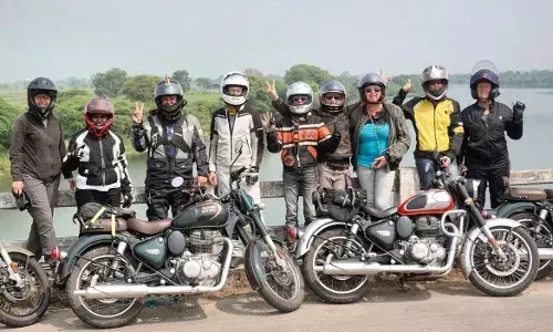 8 women riders explore 1,800 km of Telangana on bikes, smash gender, age stereotypes